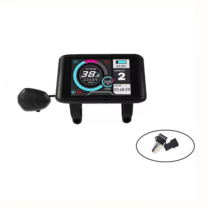 E-Bike Color LCD Display UKC1 Protocol Electric Bike Screen Compatible
