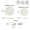 Joseph Sedgh Collection “Kai” 12-piece Stoneware Dinnerware Set with Protective
