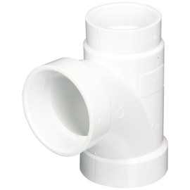 NIBCO C4811 2X1-1/2X2 HXHXH Sanitary Tee PVC DWV Fitting