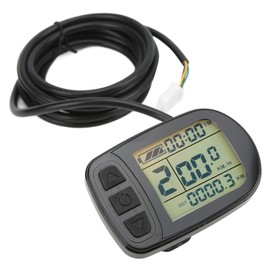 Alomejor Electric Display Meter, LCD5 Panel Speed Meter with Connector 72V for Electric Scooter