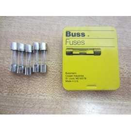 Bussmann GMA-5A Fuse 5A 125V Buss GMA5A (Pack of 5)