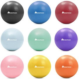 Meteor Mini Anti-Burst Pilates Ball (25cm) - Small Swiss Ball, Exercise Ball, Fitness Ball, Barre Ball - Ideal for Yoga, Pilates, Physiotherapy, Posture & Relaxation