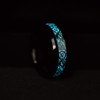King Will Aurora Anillo de matrimonio, de titanio negro brillante,