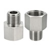 sourcing map Hex Bushing, 3/8 PT Male to 1/2 PT