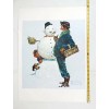 Norman Rockwell - Snow Sculpturing - Brown & Bigelow Print