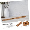Totority Wooden Piccolo Flute Little Flute Musical Instrument for Beginners