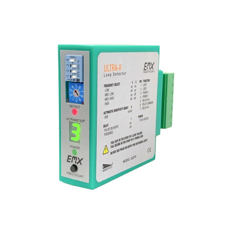 EMX Ultra II DTEK Universal Loop Detector for Gate and