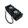 Cyber AMD K7 Athlon 3-Pin 2xFan-Heatsink Assembly AK7-2B 12v DC