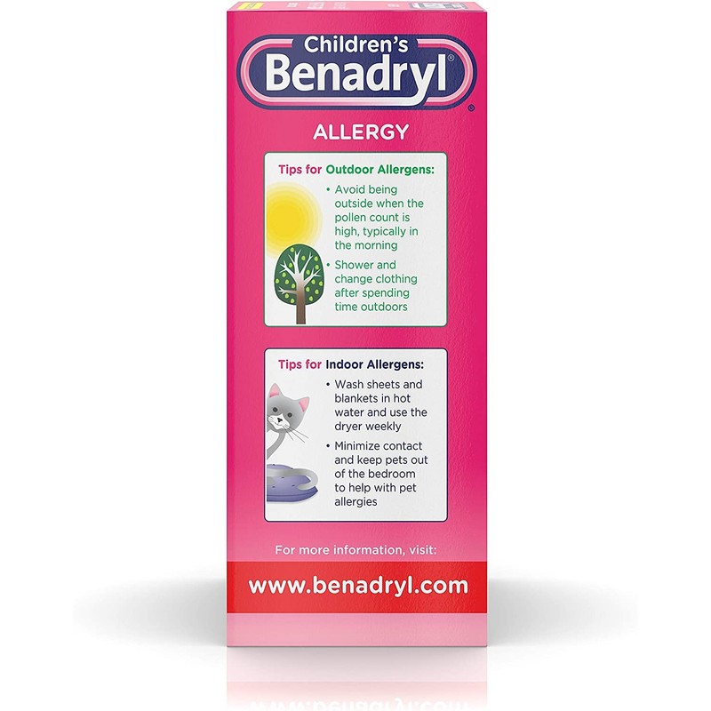 Benadryl Childrens allegry Liquid 2X 8 oz