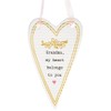 Mother's Day Thoughtful Ceramic Heart Grandma My Heart Belongs to