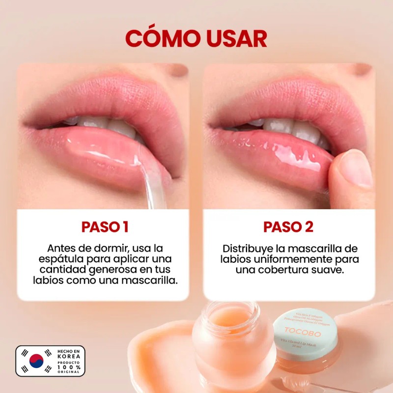 Mascarilla Labial Tocobo Vita Glazed 20ml Coreana