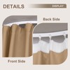 MaKefeile Room Divider Curtains & Flexible Bendable Tracks Set,Privacy Dividers