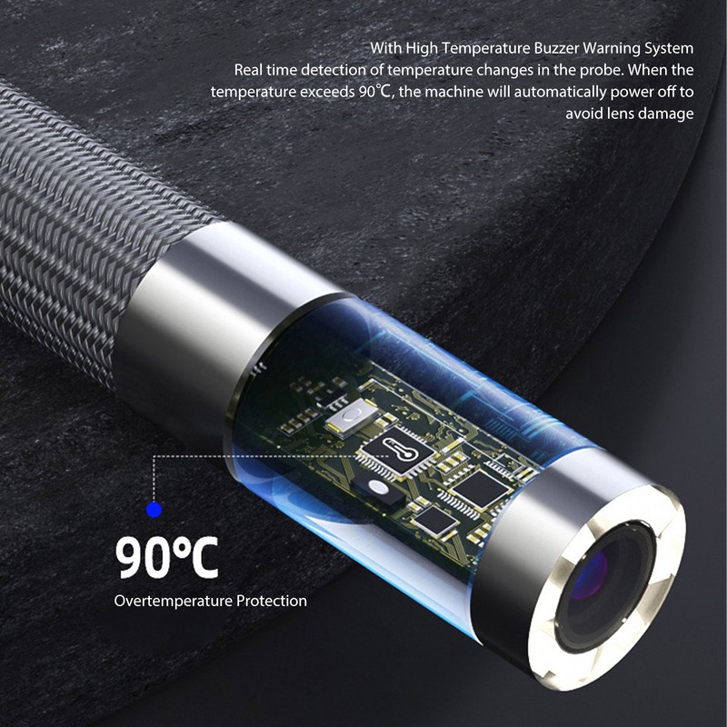 USB Endoscope 2MP HD IP67 Waterproof Pipe Inpsection Camera with