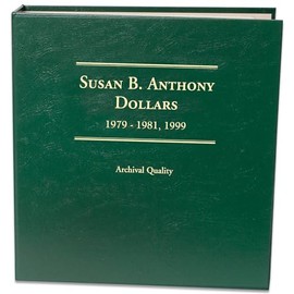 Littleton Coin Company 1979-1981,1999 Susan B. Anthony Dollar Album Coin Storage