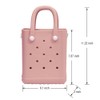 Mini Rubber Beach Bag with Strap, Bitty EVA Tote Bag