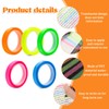 5 Rolls Highlighter Tapes 0.24inch X 16.4ft Writable Removable Highlighters