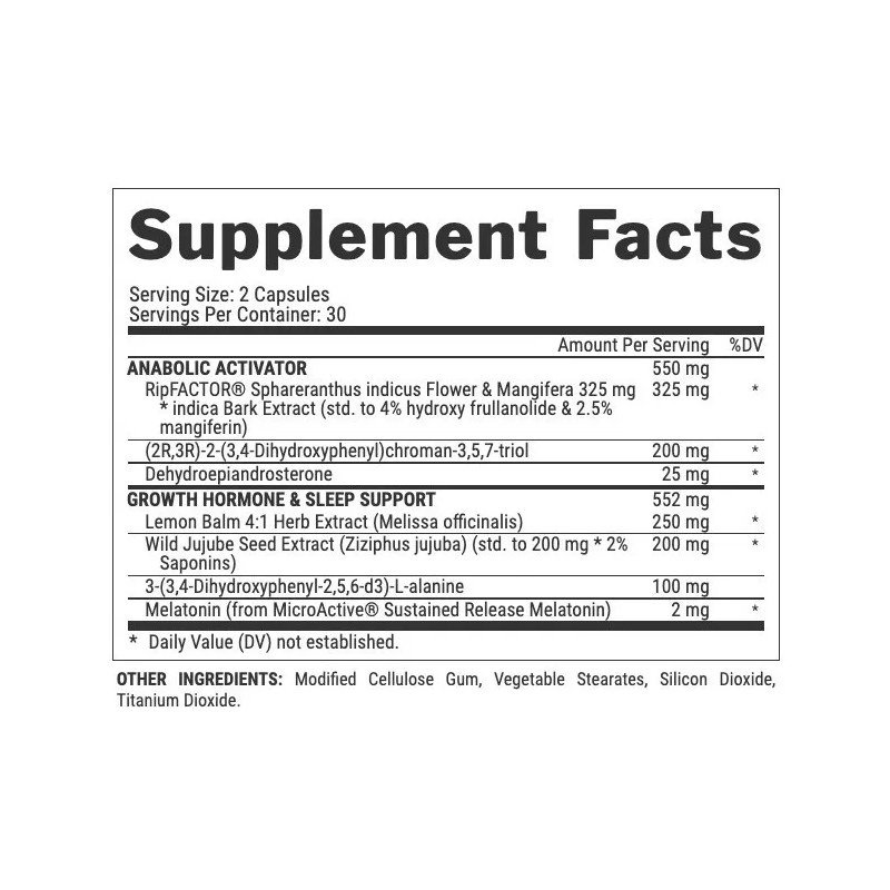 Anabol Hardcore Pm Nutrex Research Warrior Series 60 Cáps Sabor