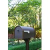 Architectural Mailboxes Bellevue Galvanized Steel Post Mount Mailbox, Compatibility Code