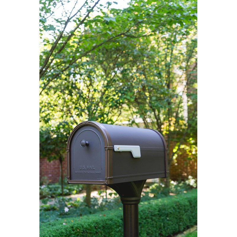 Architectural Mailboxes Bellevue Galvanized Steel Post Mount Mailbox, Compatibility Code