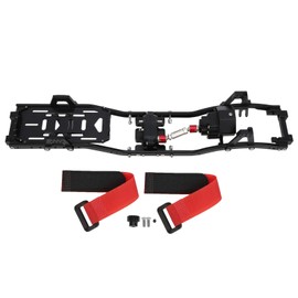 313mm Wheelbase Metal Chassis Frame Front Gear Box for Axial SCX10 II 1/10 Crawler RC CarBlack
