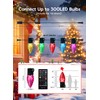 Brightown Smart Christmas Lights Outdoor, 100 LED RGB C9 String
