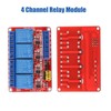 DIANN 2pcs 4 Channel 12V Relay Module with Optocoupler High