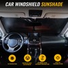 LEVOTIYER Car Windshield Sun Shade - Reflector Sunshade Offers Ultimate