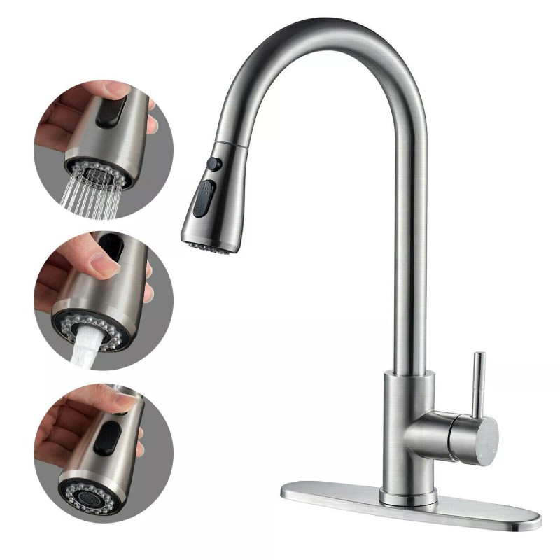 sanitary wares Kitchen Faucet Single hole with soap dispenser