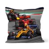 Hidden zipper closure Double Sided Decorative Pillowcases LANDO NORRIS MCLAREN