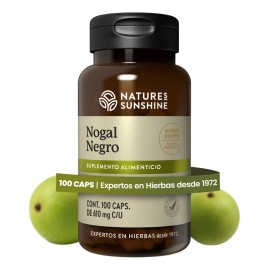 Natures Sunshine Nogal Negro De La Corteza 100 Caps Sin Sabor