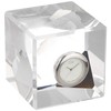 Narumi GW1000-11055 Glass Works 3D Earth Cube Clock, 2.6 inches