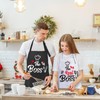 ROSEMO Mr & Mrs Kitchen Apron The Boss and The