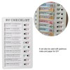 4pcs Checklist Board DIY Production Recyclable Portable Chore Checklist Detachable