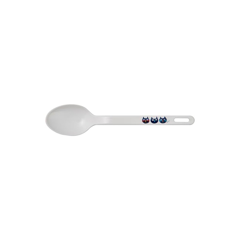 Enameled Plune Enameled Dessert Spoon, Mimikoko Peach Size: Approx. W