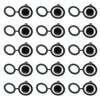 MEETOOT 12pcs Button Switch Waterproof Dust Proof Cap 12mm Rubber