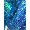 NEW CREATIONS FABRIC AND FOAM INC TURQUOISE IRIDESCENT SEQUINS-DRAGON SCALES