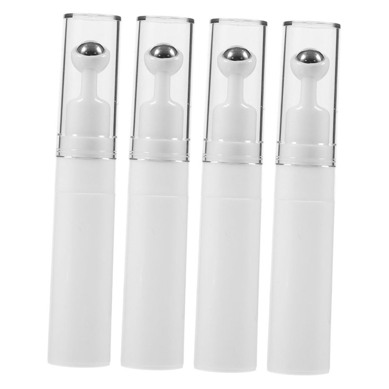WOONEKY 4pcs Roll Essential Oil Bottles Portable Globe Ball Containers
