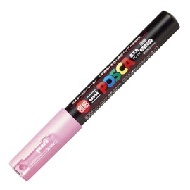 Mitsubishi Pencil, Posca, Natural Color, Extra Fine Point, Light Pink PC1M.51