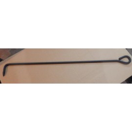 amish made SOLID STEEL FIRE POKER 35"LONG 1/2 THICK NEW HEAVY DUTY AMISH MADE