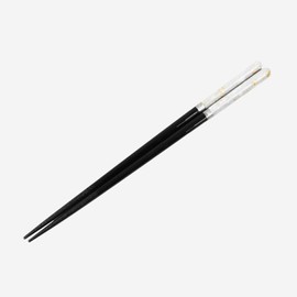 Ishida Painted Chopsticks Dishwasher Safe Roche 9.1 inches (23 cm), Black, Made in Japan