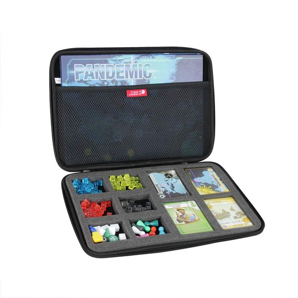 Hermitshell Hard Travel Case for Pandemic Cooperative Board Game