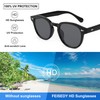 FEISEDY B2350 Women's Men's Sunglasses, Wellington Shape, Square, Retro, UV400,