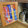 Evelots Wrap/Pan Organizer Rack-Door/Wall Mount-Plastic/Foil Paper-Metal-Set/2