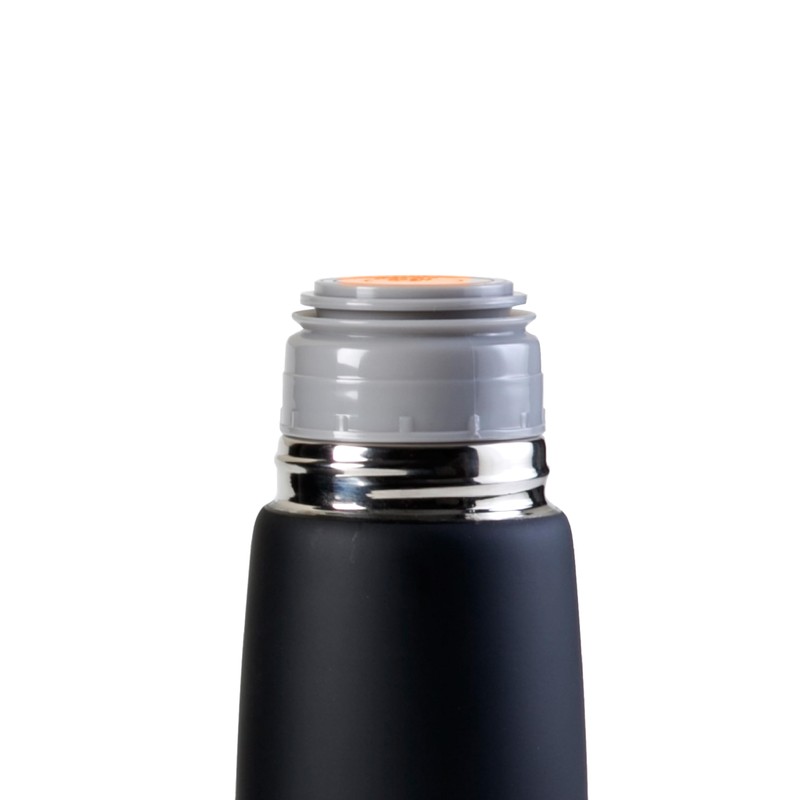 IBILI Thermoskanne für Flüssigkeiten, Edelstahl, Schwarz, 0.75 Liter