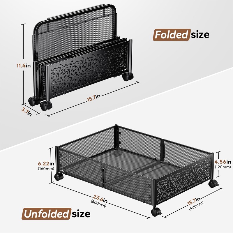 Under Bed Storage Containers with Wheels, Under Bed Shoe Storage