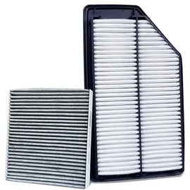 Cabin & Engine Air Filter kit for Honda Odyssey 3.5L (2011 2012 2013 2014 2015 2016 2017) Replaces 17220-RV0-A00, 80292-SDA-A01