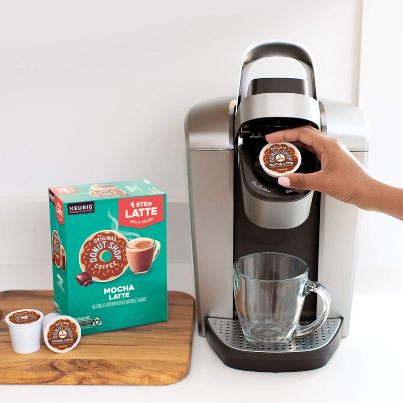 The Original Donut Shop Mocha One-Step Latte, Single Serve Coffee