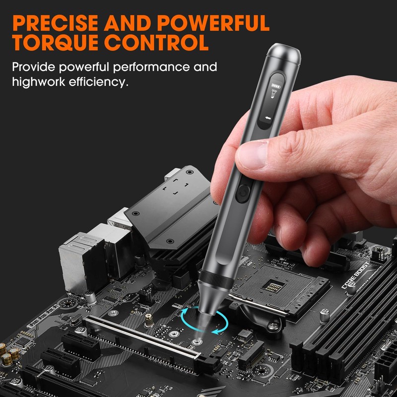 MAXME100® Powerful Cordless Electric Precision Screwdriver Set With LED Light