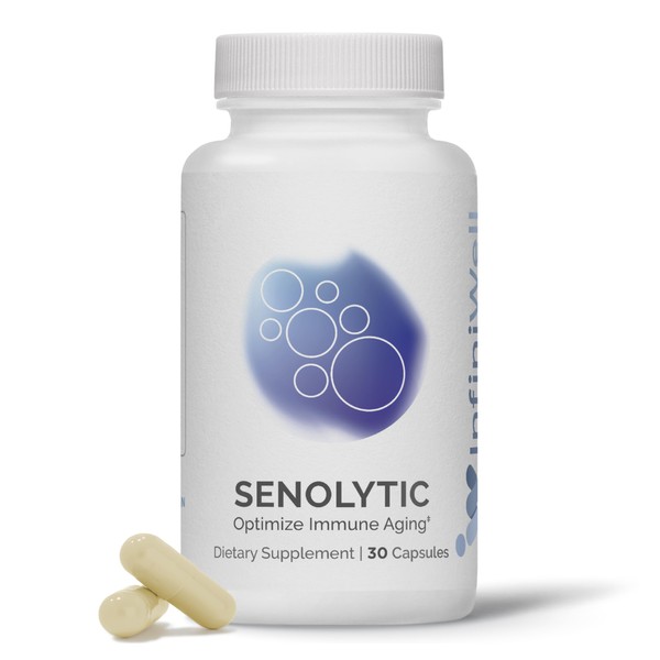 InfiniWell Senolytic Longevity Supplements - Optimize Cellular Aging, Help Support