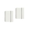 Shulaner A6 Small Spiral Notebook Lined, 80 Sheet Lined Paper